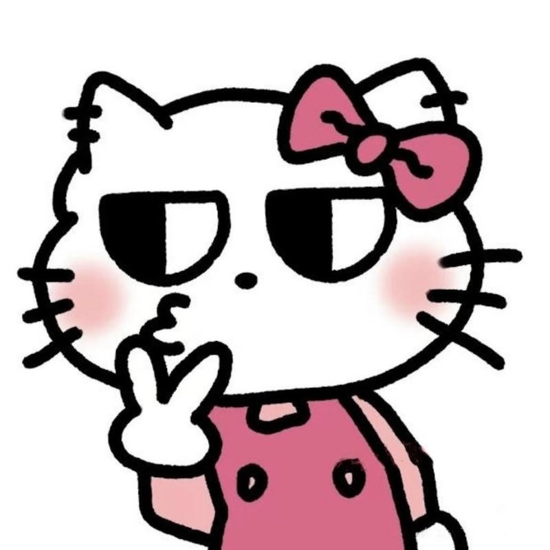 Ảnh Hello Kitty bựa meme kiểu dễ thương nhưng lầy lội