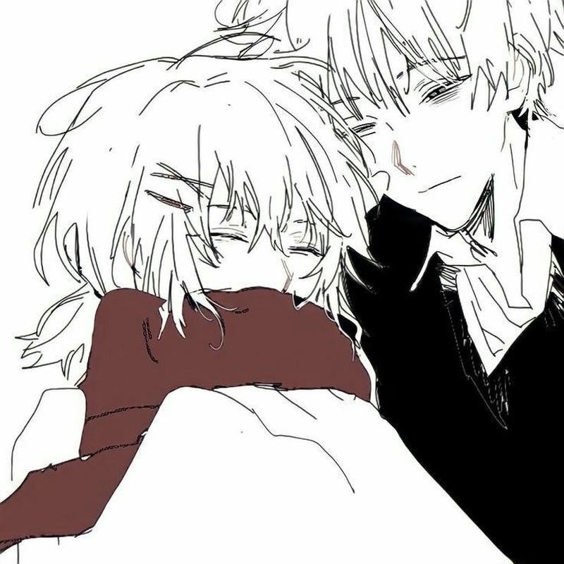 Ảnh anime cặp đôi đôi nam nữ đứng cạnh nhau tự nhiên