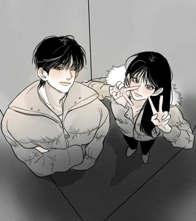 Ảnh anime cặp đôi đôi người đứng cạnh