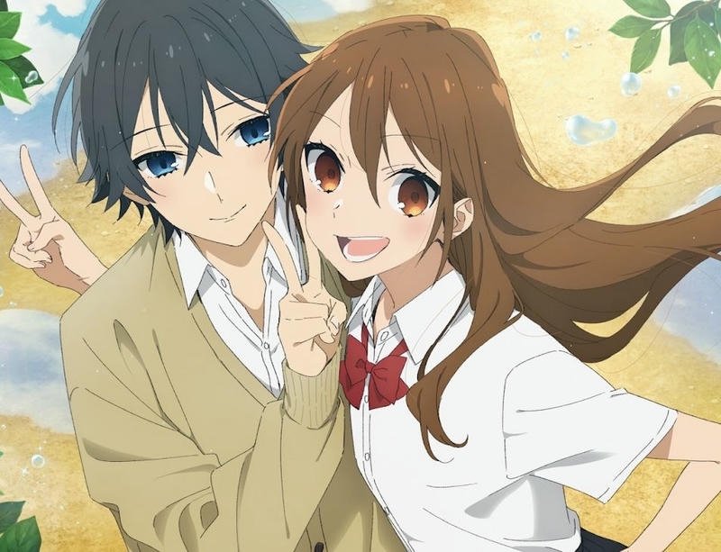 Ảnh anime cặp đôi hai người cùng hướng nhìn phía trước