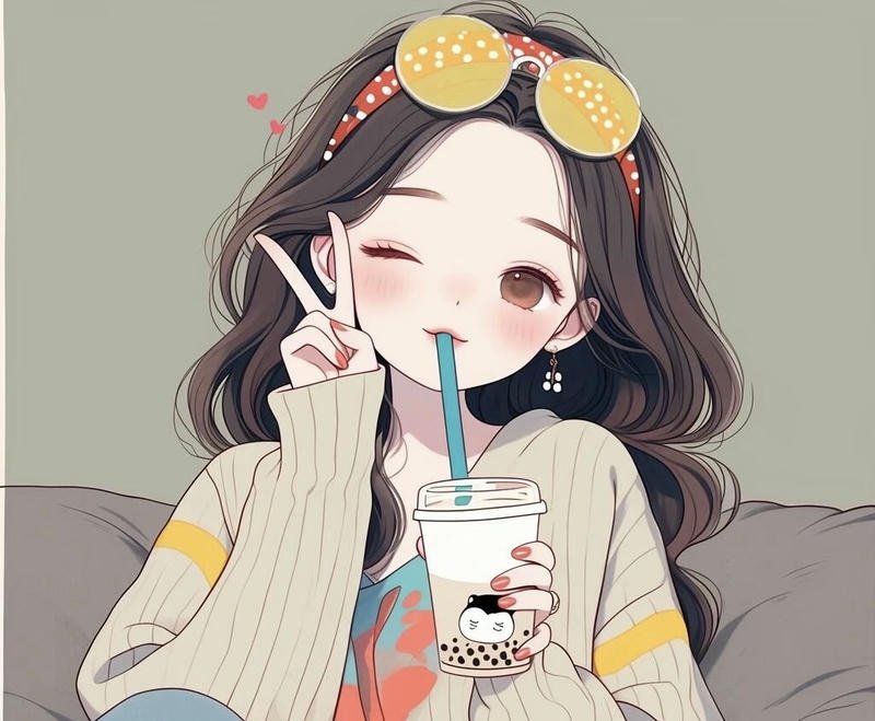 Ảnh anime cute cô bé anime dễ thương