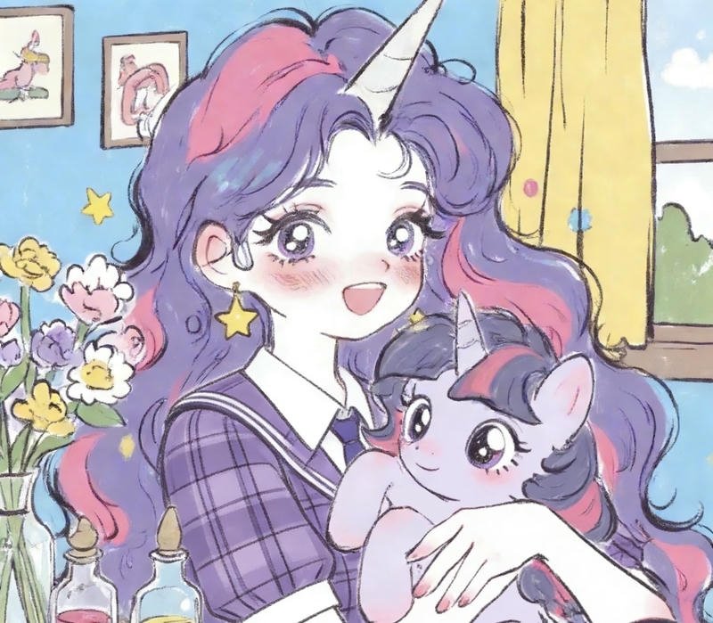 Ảnh anime cute cô gái hoạt hình dễ thương