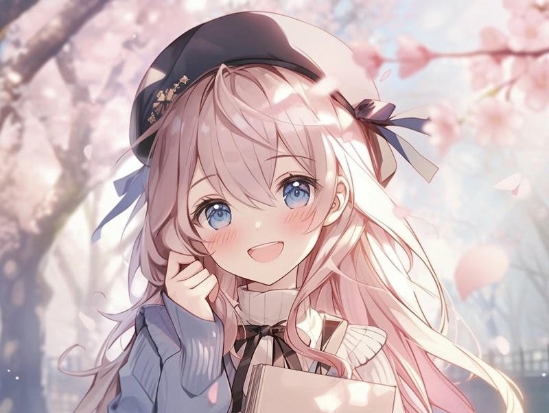 Ảnh anime cute nhân vật chibi đáng yêu với đôi mắt to