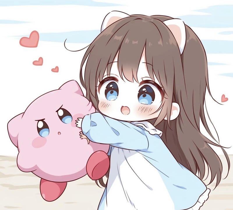 Ảnh anime cute nhân vật chibi nhỏ xinh đáng yêu