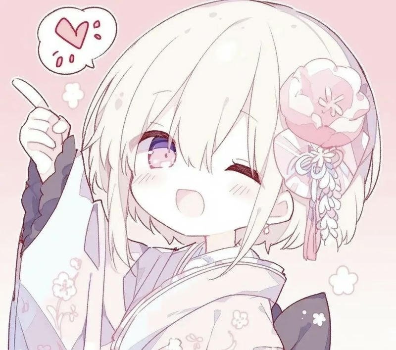 Ảnh anime cute nhân vật nữ dễ thương trong hoạt hình