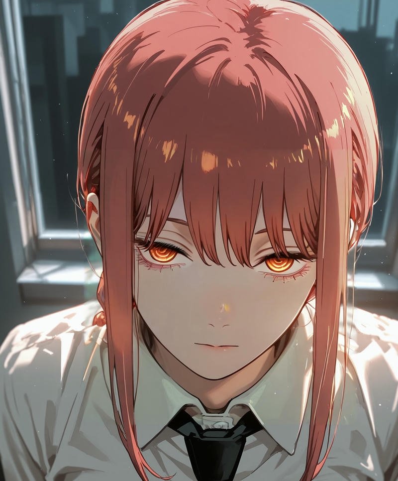 Ảnh anime nữ cô gái tóc dài với khuôn mặt xinh