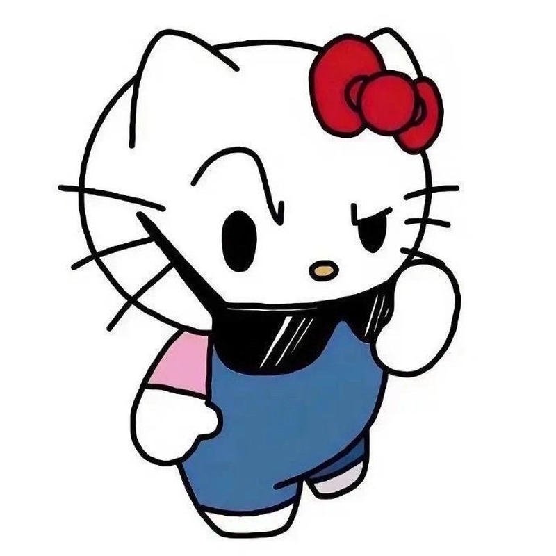 Ảnh chế Hello Kitty bựa meme theo trend internet