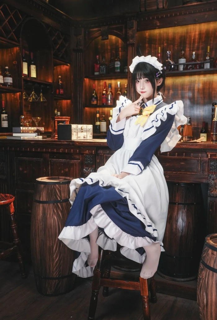 Ảnh cosplay hầu gái phù hợp làm avatar cá nhân