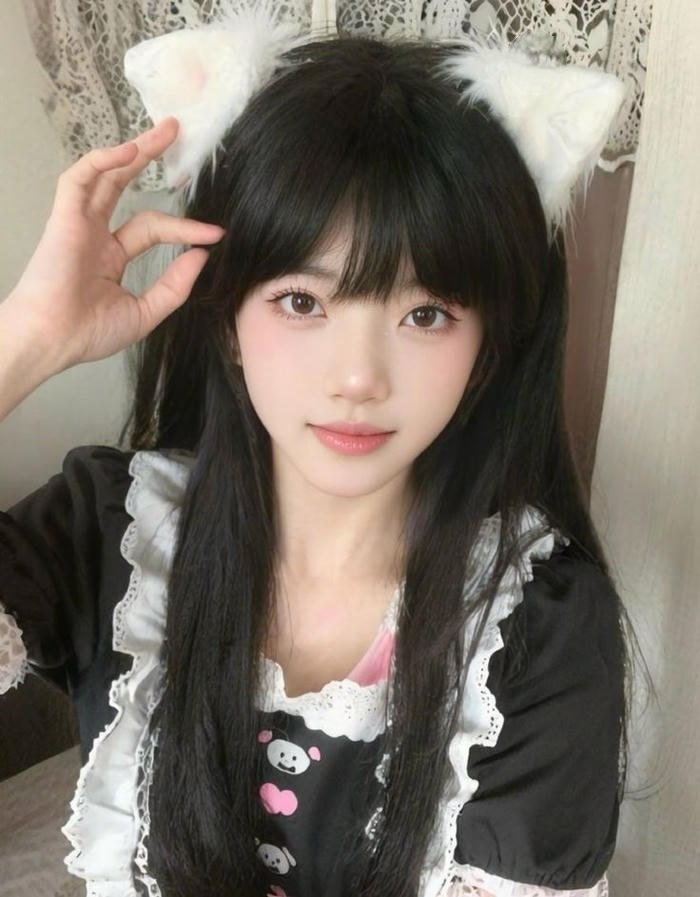 Ảnh cosplay mèo đen thần thái lạnh lùng ngầu