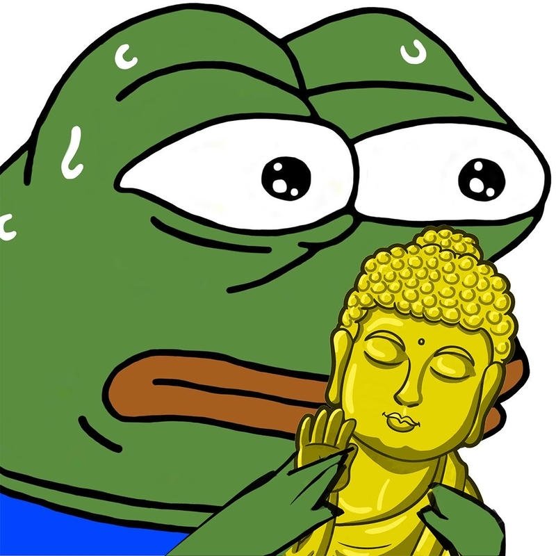 Ảnh ếch xanh bựa thể hiện cảm xúc hài hước