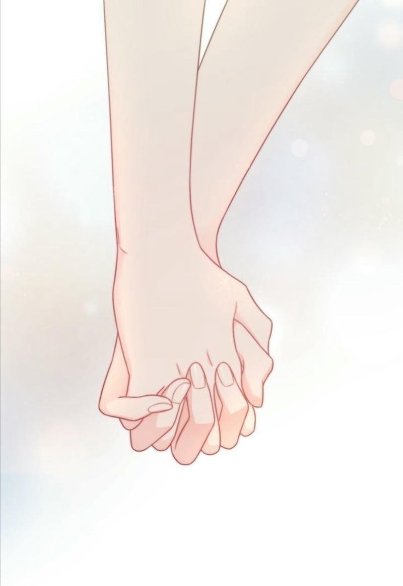 Ảnh nắm tay anime đôi người nắm tay cùng nhìn phía trước