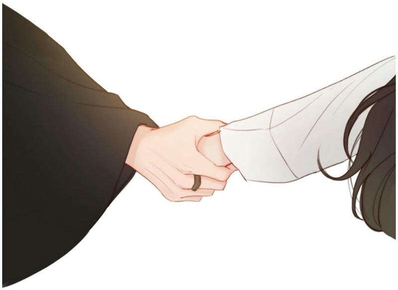 Ảnh nắm tay anime đôi người nắm tay