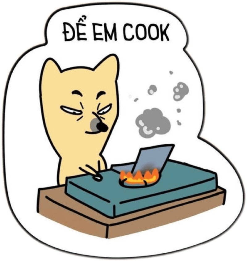 Ánh nhìn đơ đơ hài hước trong sticker messenger bựa