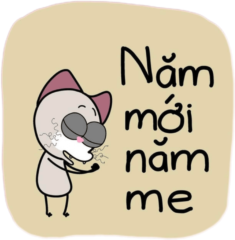 Ánh nhìn lầy lội làm nên sticker messenger bựa vui nhộn