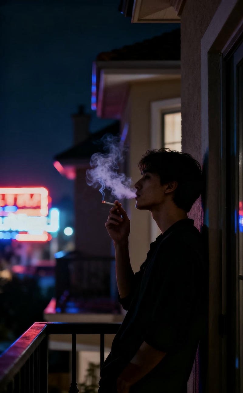 Ảnh sad boy lạnh lùng ác quỷ mắt đỏ sừng đen