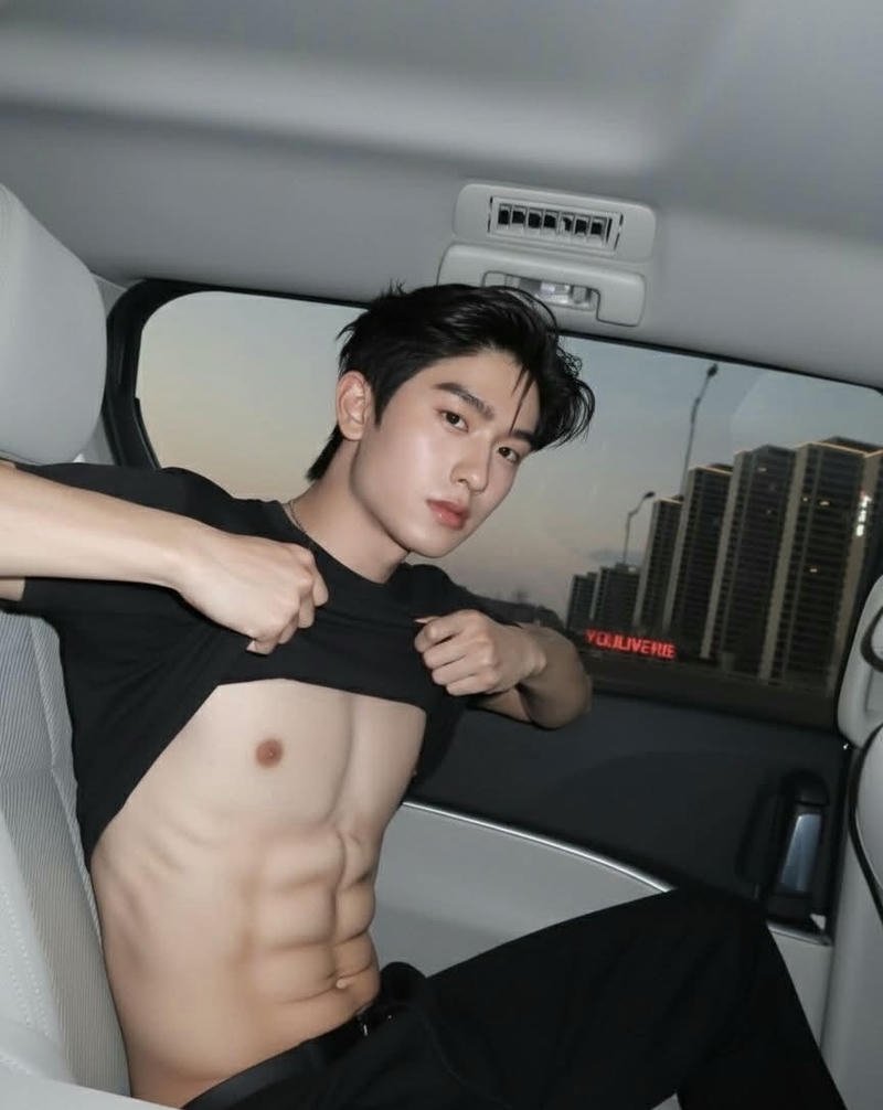 Ảnh trai đẹp 6 múi ánh nhìn lạnh lùng cuốn hút