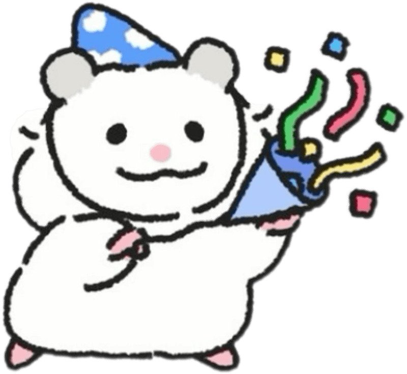 Animated happy birthday gif với bóng bay rực rỡ