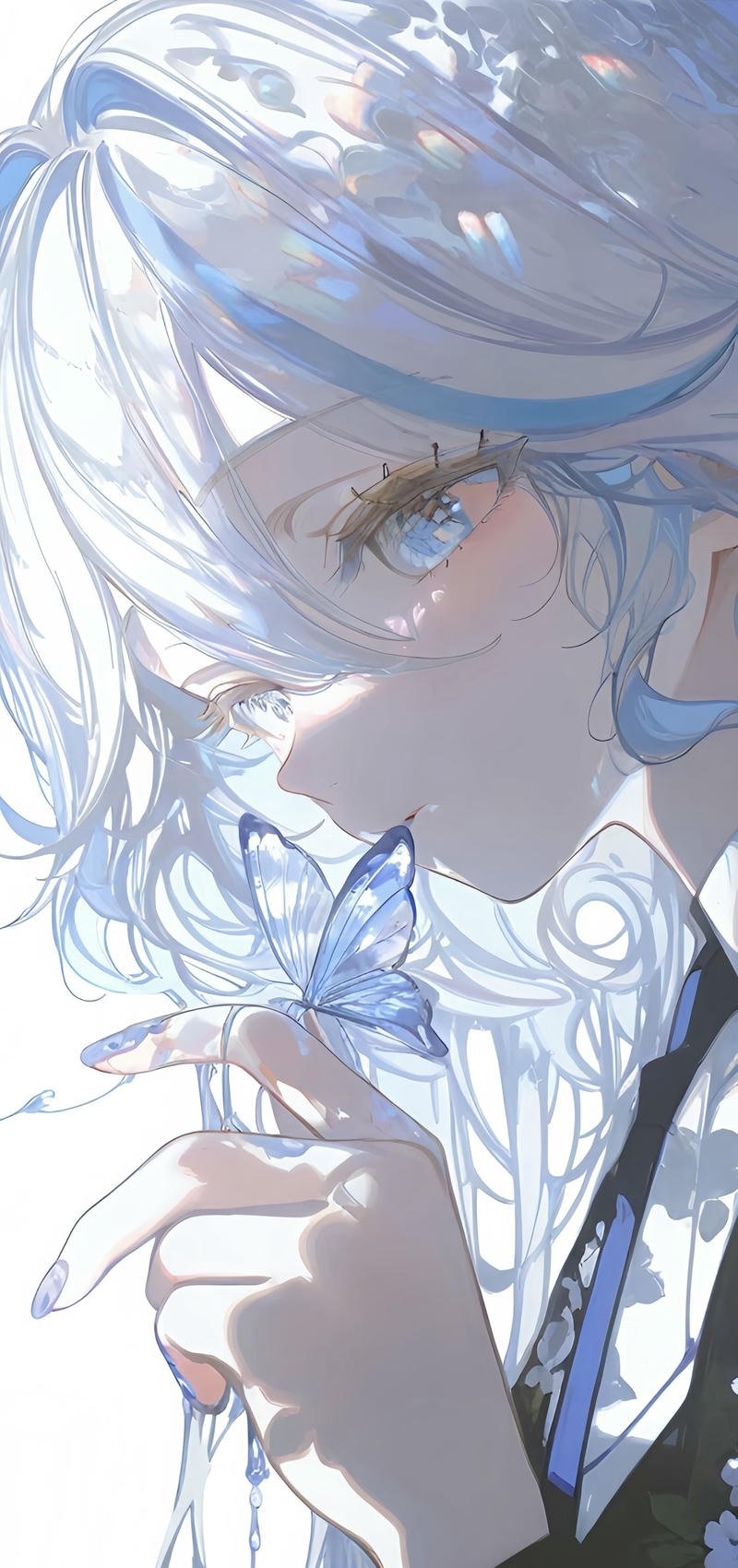 Anime nữ phong cách lạnh lùng trong ảnh anime hiếm đẹp