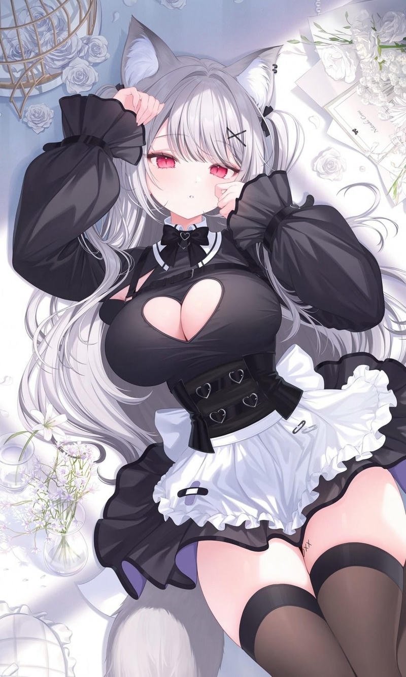 Anime nữ tạo dáng cuốn hút phong cách hoạt hình Nhật Bản