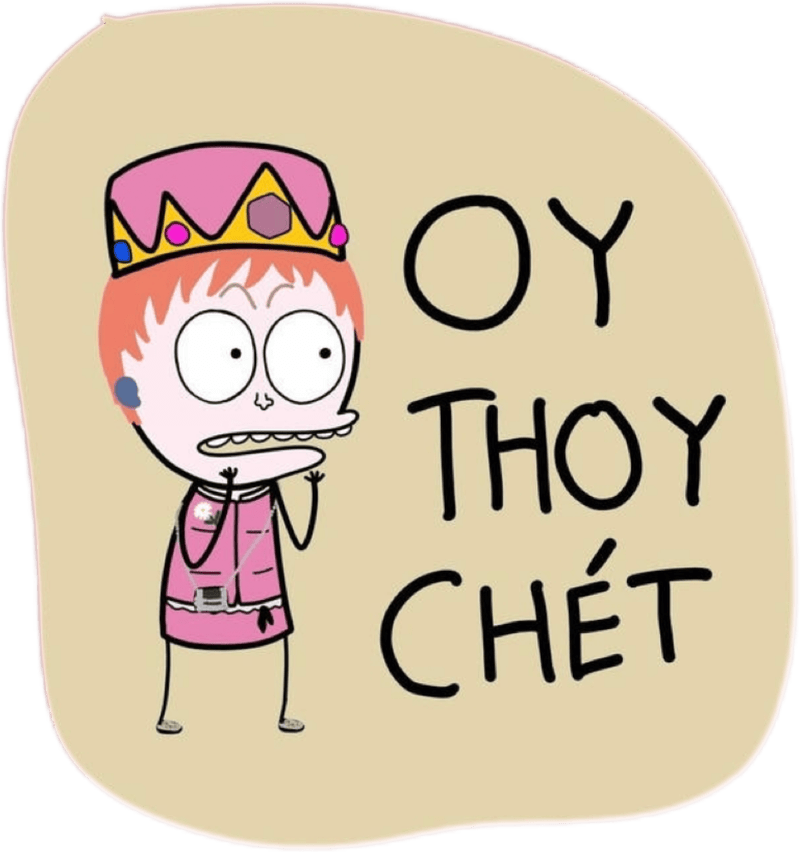 Biểu cảm bất ngờ xuất hiện trên nhãn dán bựa