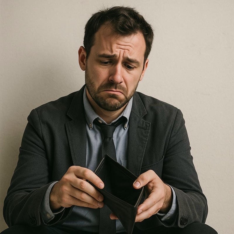 Biểu cảm hụt hẫng khi gặp cảnh ví rỗng meme