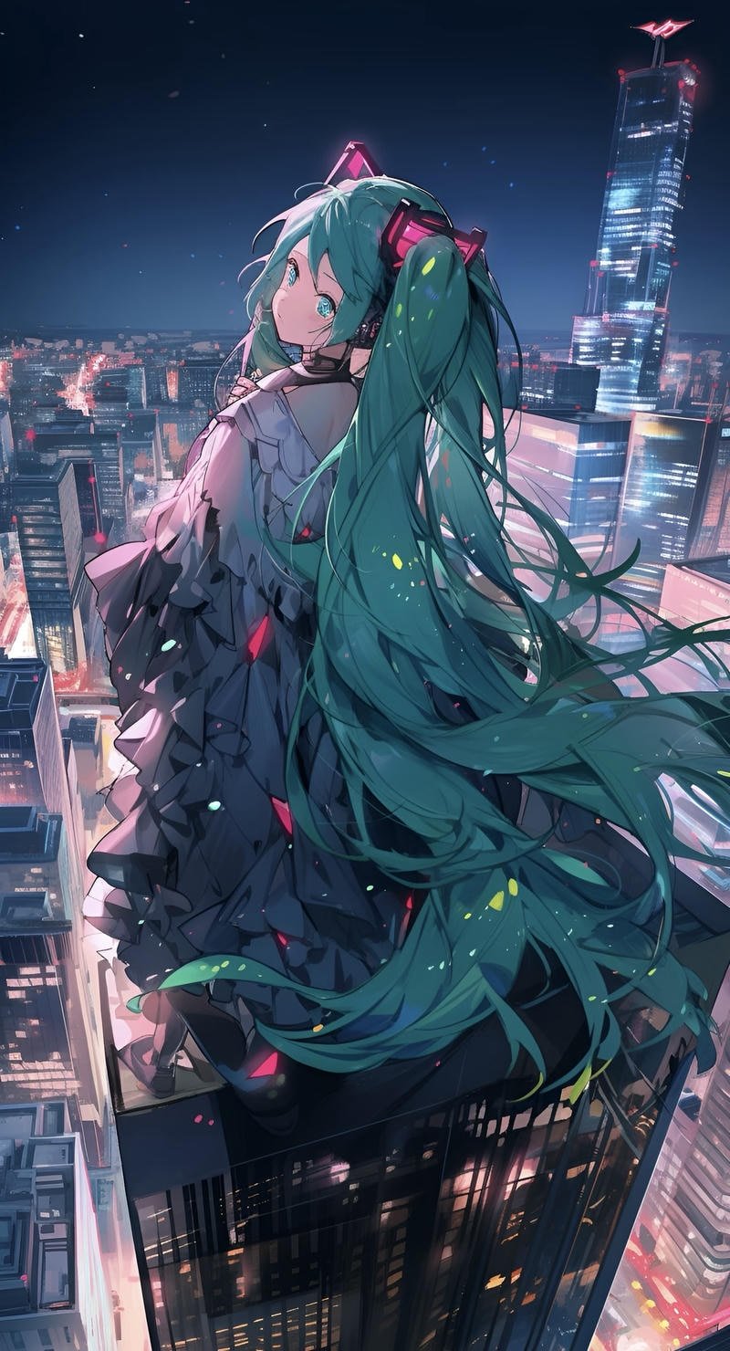 Cảnh anime nghệ thuật đẹp hiếm huyền bí