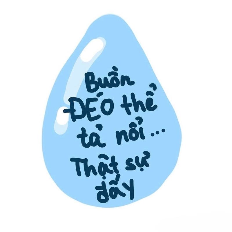 Câu nói ngắn hiển thị bằng chữ mềm mại dễ thương