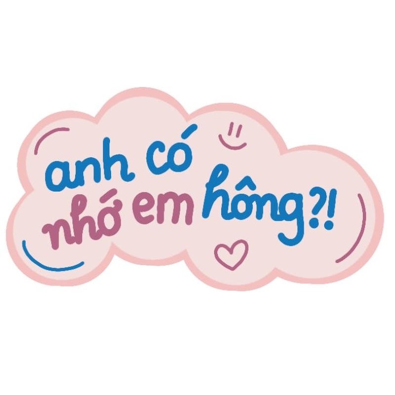 Câu nói vui vẻ hiển thị bằng chữ bo tròn dễ nhìn