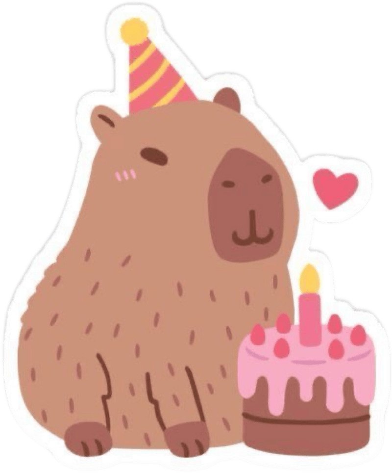 Chủ đề chúc mừng tuổi mới trong sticker sinh nhật