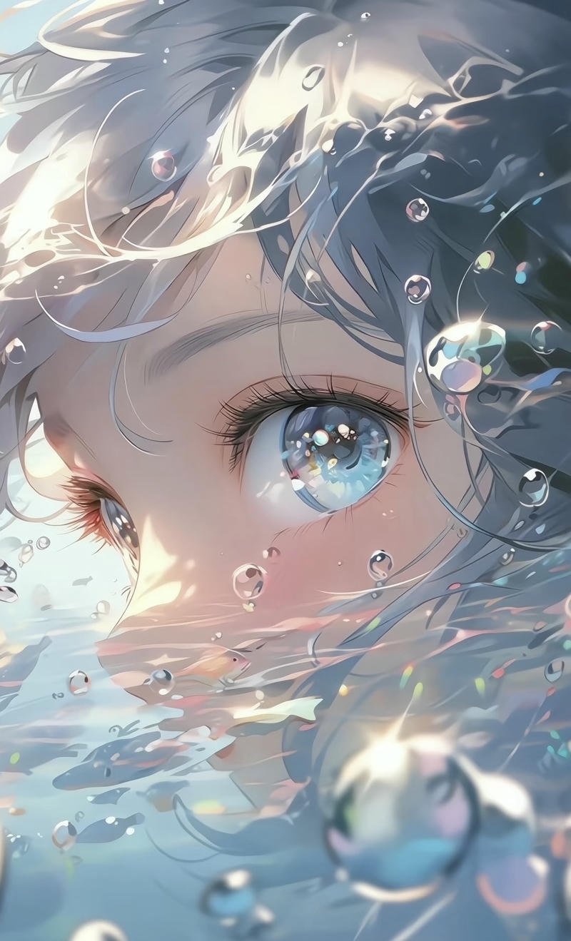 Cô gái anime với biểu cảm dịu dàng trong ảnh anime hiếm đẹp