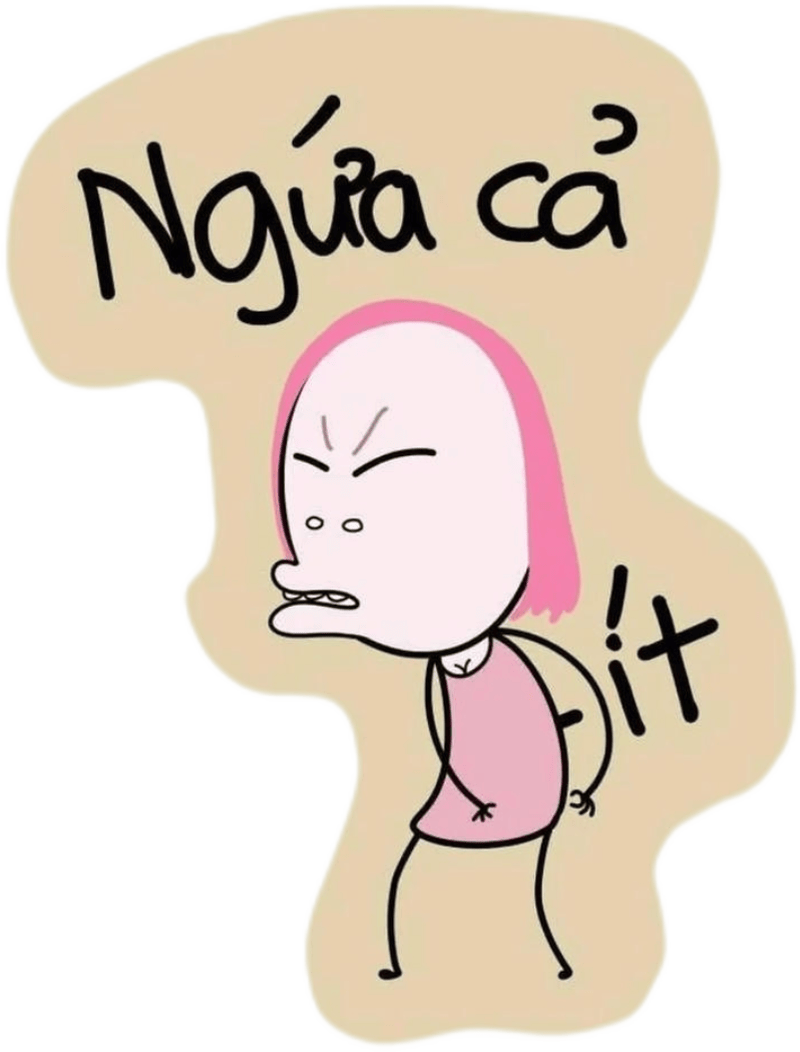 Điệu bộ troll người xem từ sticker messenger bựa