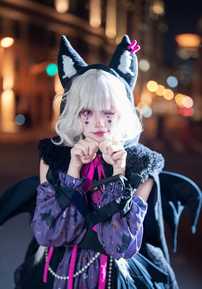 Gái xinh cosplay ánh sáng studio chuyên nghiệp