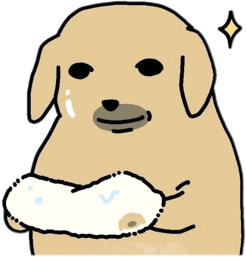 Gam màu sặc sỡ nổi bật trong sticker messenger bựa