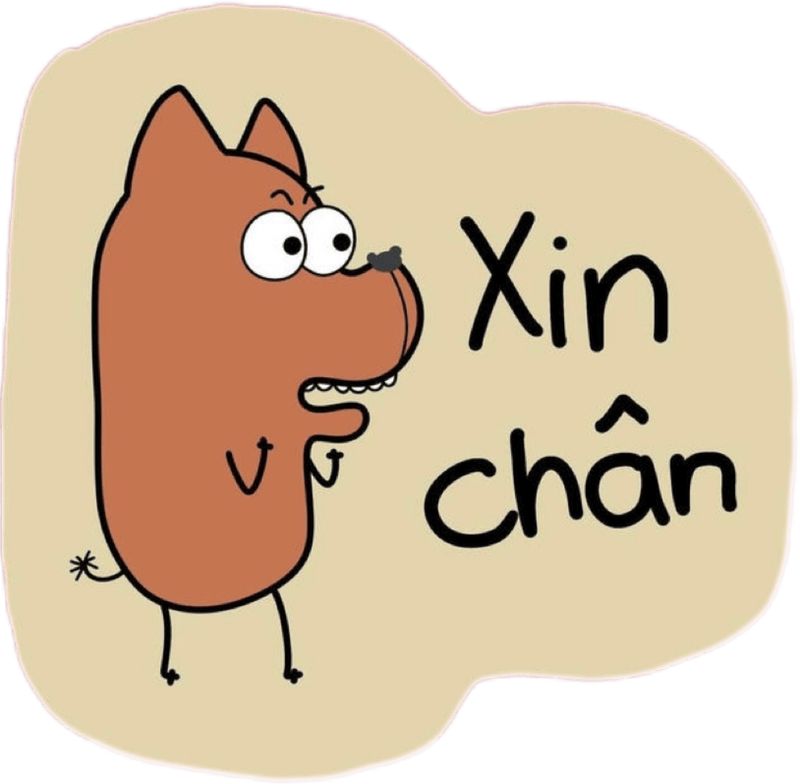 Gương mặt bá đạo khó đỡ trong nhãn dán bựa