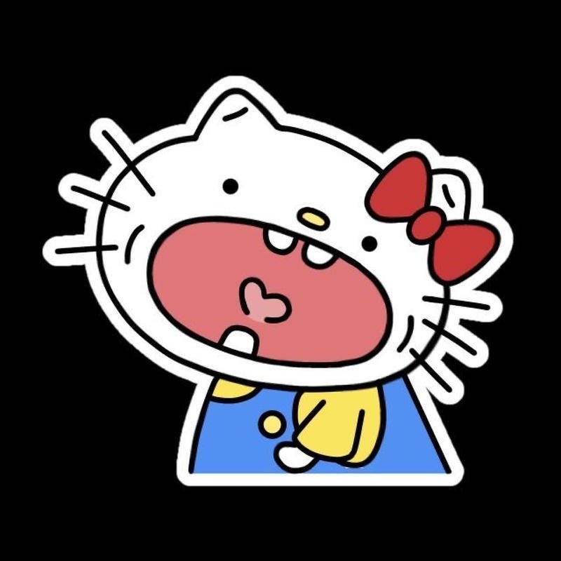 Hello Kitty bựa meme mang vibe cute pha chút troll