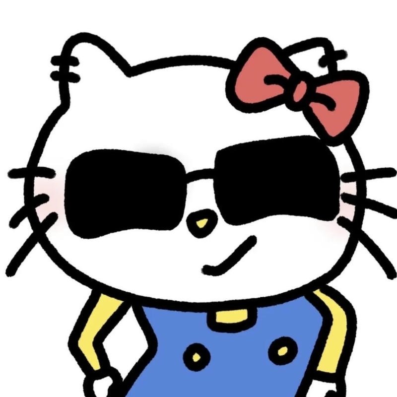 Hình Hello Kitty bựa meme với biểu cảm cực bá đạo