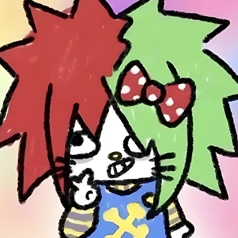 Hình Hello Kitty bựa meme với nét mặt châm biếm nhẹ