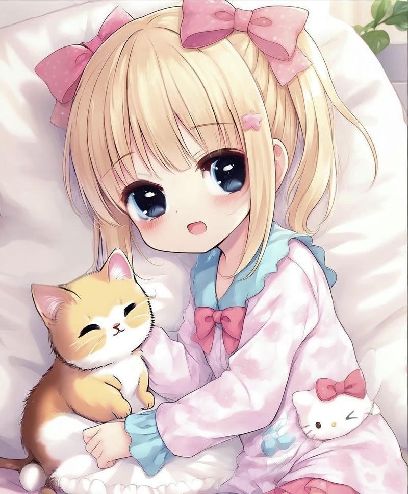 Hình ảnh anime cute nhân vật anime nhỏ xinh