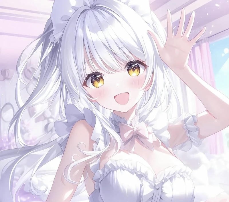 Hình ảnh anime nữ nhân vật nữ anime với khuôn mặt thanh tú