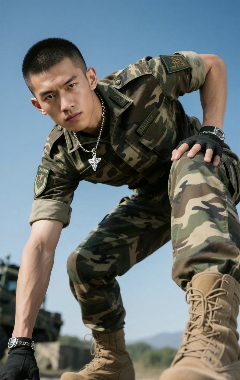 Hình ảnh bộ đội siêu cuốn hút với phong thái vững vàng