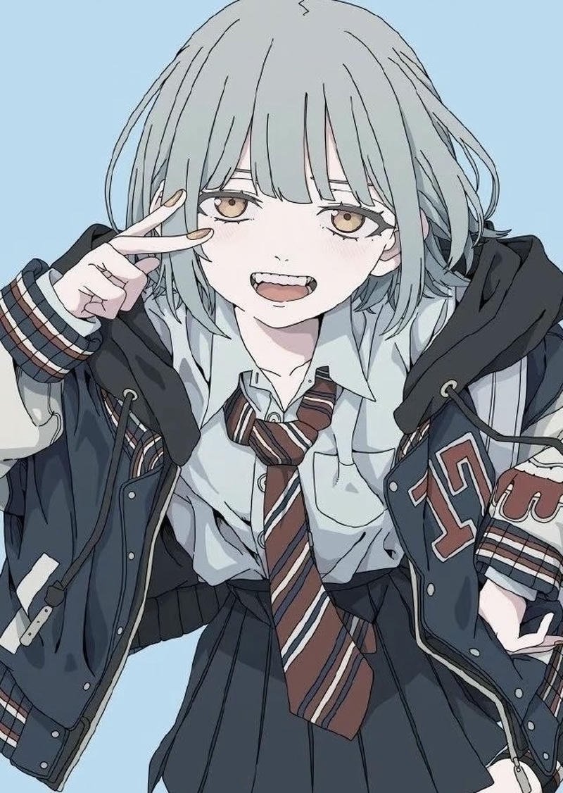 Hình ảnh cô gái hoạt hình Nhật Bản phong cách nhẹ nhàng