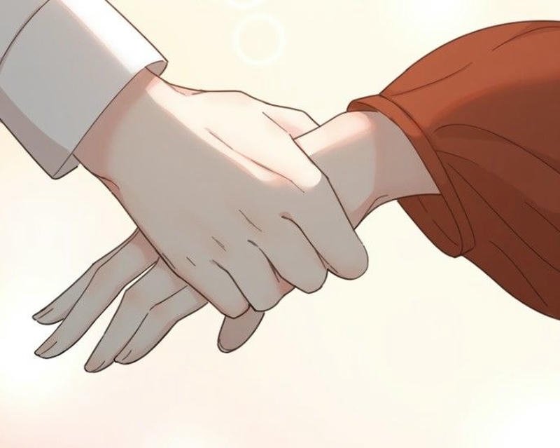 Hình ảnh nắm tay anime hai người nắm tay nhau