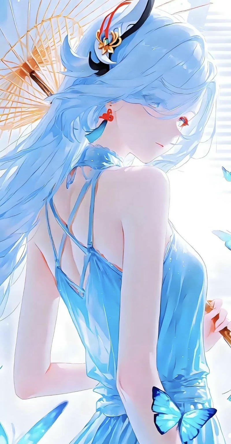 Hình ảnh nhân vật nữ hoạt hình Nhật Bản phong cách dễ thương