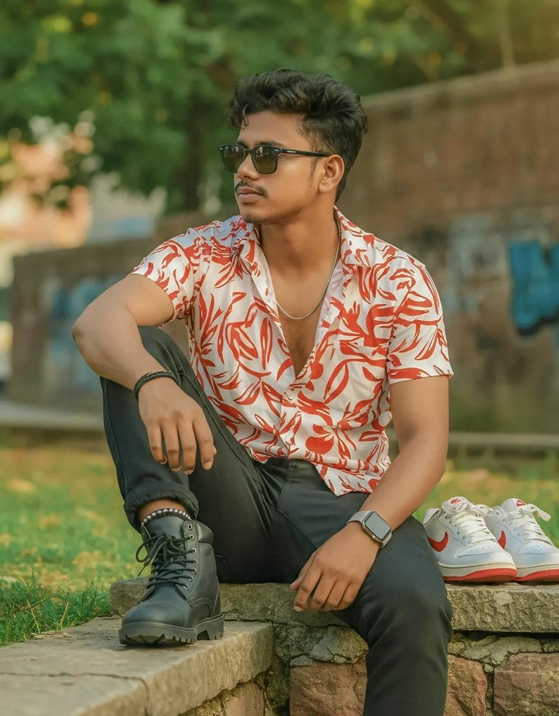 Hình ảnh trai Ấn Độ chững chạc phong thái bình tĩnh