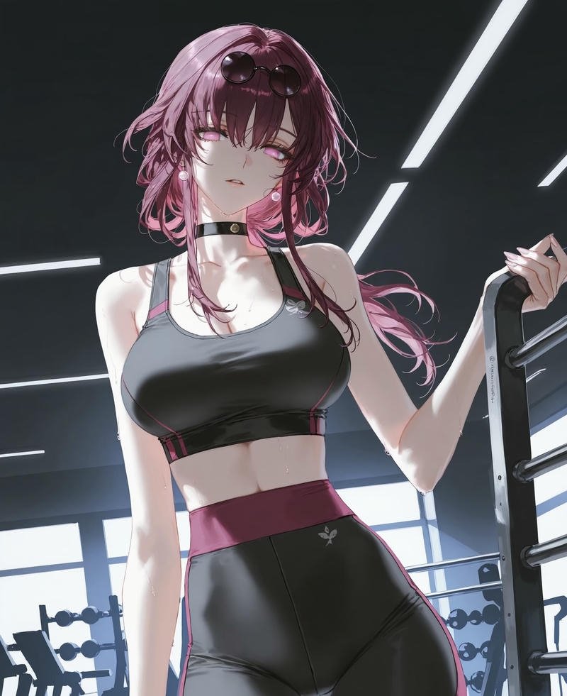 Hình anime cô gái thân hình mềm mại phong cách dễ thương