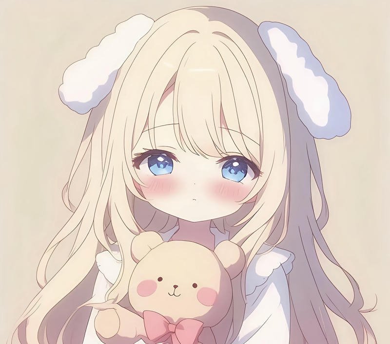 Hình anime cute nhân vật nữ dễ thương trong hoạt hình