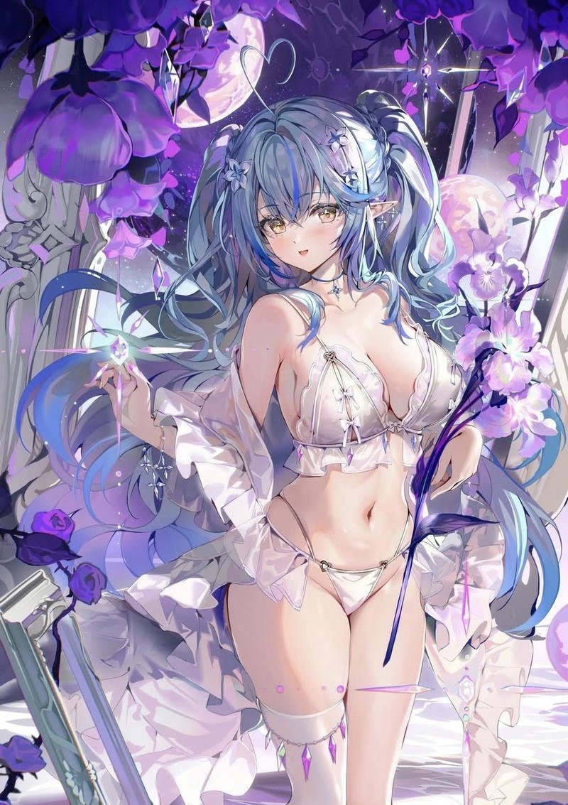 Hình anime nữ vóc dáng vú to gợi cảm