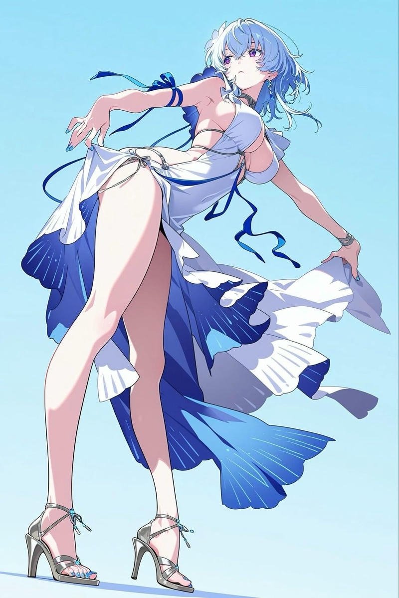 Hình cô gái anime vú to thân hình nổi bật