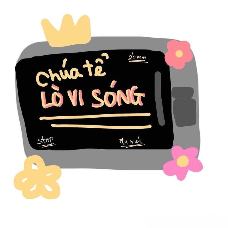 Hình dán chữ trang trí sinh động cùng ký tự tròn trịa