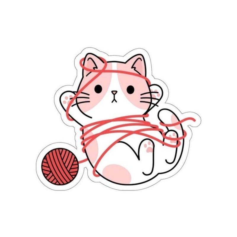 Hình dán con vật nhỏ với ánh mắt lấp lánh sticker cute